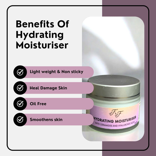Hydrating moisturiser with Cermides and hyaluronic acid