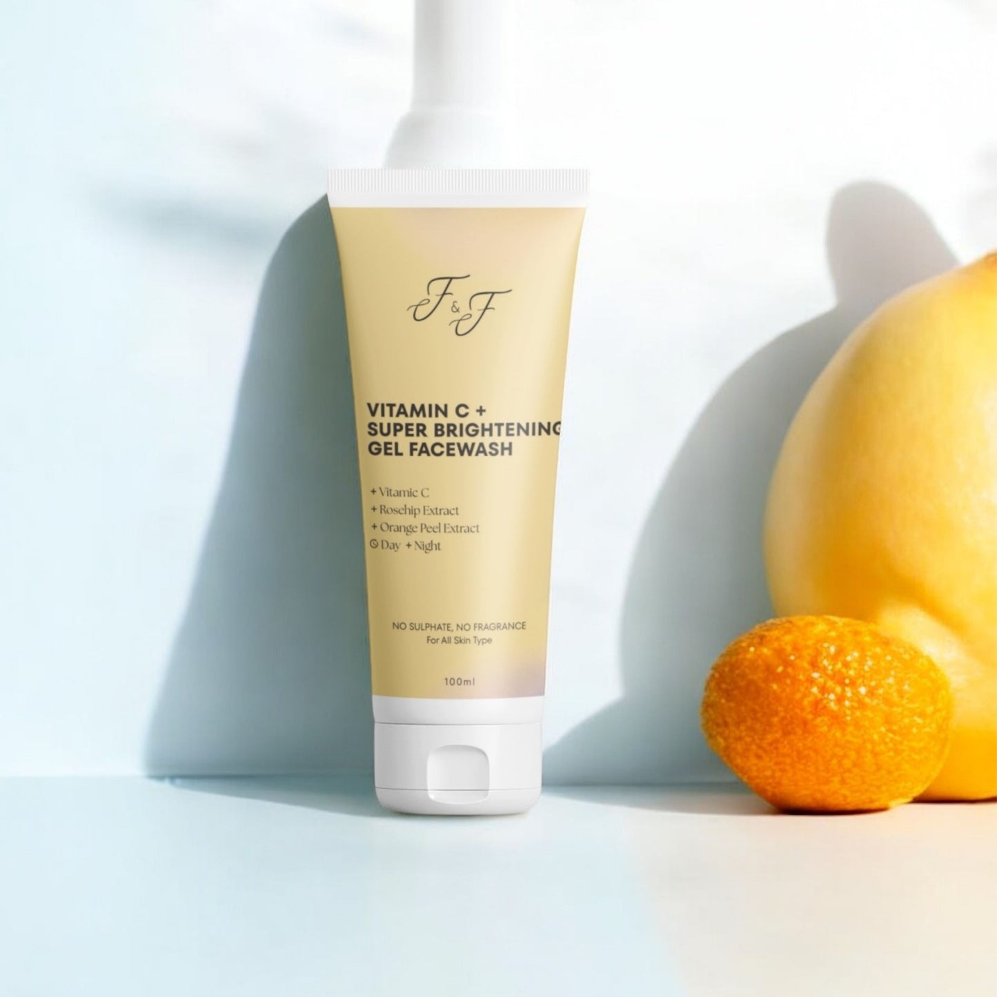 Vitamin-C Super Brightening Gel face wash with rosehip extract For Glowing Skin
