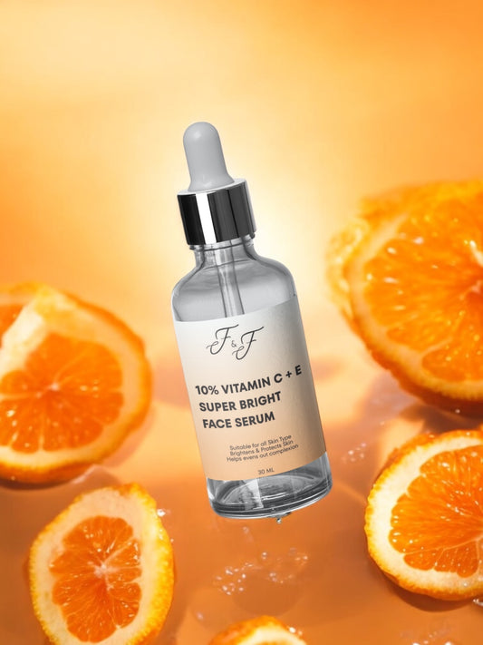 10% Vitamin C+E Super Bright serum with ferulic acid and grape seed extract