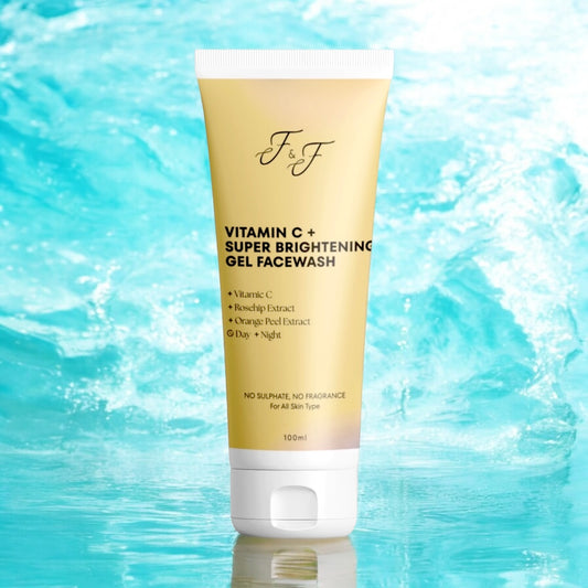 Vitamin-C Super Brightening Gel face wash with rosehip extract For Glowing Skin